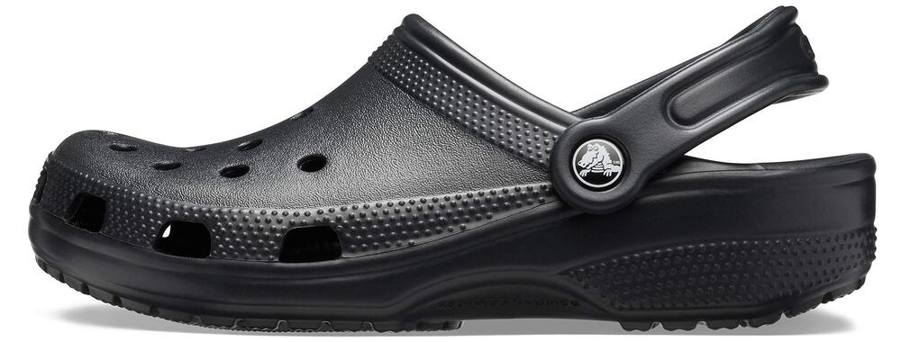 CROCS UNISEX-ADULT CLASSIC CLOGS (BEST SELLERS), BLACK, 6 MEN/8 WOMEN